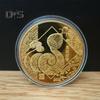 2025 Snake Commemorative Coin Chinese New Year Collectible Iron Coin Year of The Snake Badge Coin for Wealth And Good Luck