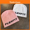 Simple Solid Color Letter Pattern Neutral Casual Warm Knitted Hat For Autumn