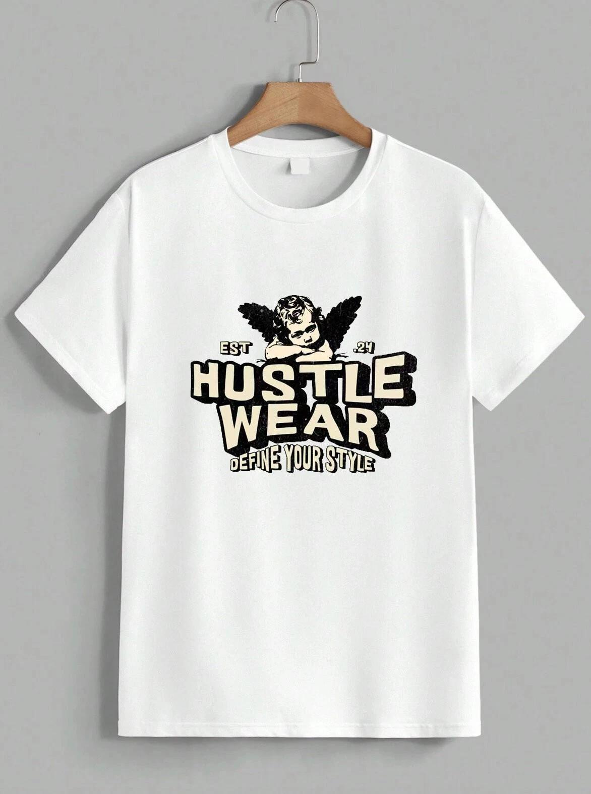 Hustle Wear Cool Graphic Tee Urban Hip Hop Aesthetic Streetwear Shirt Unisex S