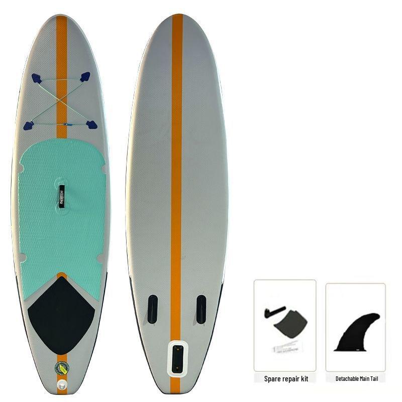 Inflatable Stand-Up Paddleboard: Thickened, Double Layer, Wear-Resistant Parent-Child Design for Racing and Leisure