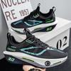 New fashion outdoor leisure breathable comfortable running shoes carbon plate high elastic shock absorption student training sports shoes