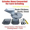With Screen Corn Grinder Stainless Steel Feed Hopper Breeding Feed Grain Grinder  Wheat Grinding