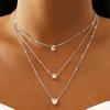European and American jewelry star five-pointed star women's necklace simple collarbone