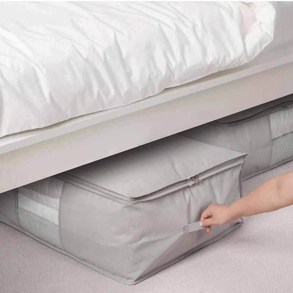 Aufbewahrungsboxen für Kleidung Faltbarer Schrankorganizer Aufbewahrungsbehälter mit robusten Griffen Dickes Gewebe für Kleidung, Decke