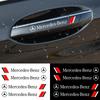 VRGWA1 2025 For Mercedes Benz AMG 4pcs Car Door Handle Stickers Accessories For Mercedess Benzs AMGs W202 W203 W204 W205 W210 W211 W212