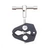 Large Crab Claw Clip Mobile Phone Holder: Flexible Metal Desktop & Bedside Stand with Adjustable Camera Positions