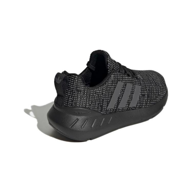 (PS) Adidas Swift Run 22 'Black Grey' Kids' GY3008
