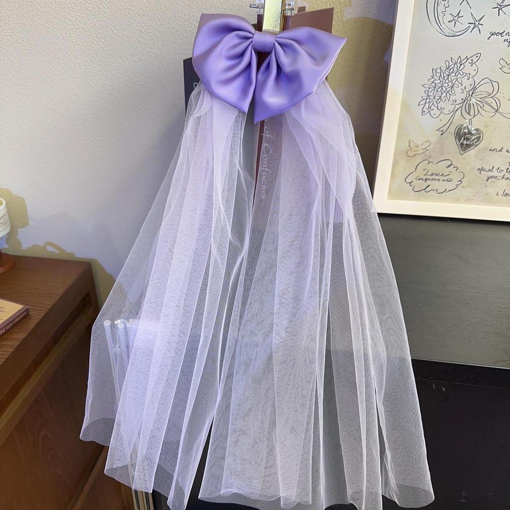 Girls' Sleeveless Korean-Style Tulle Dress with Bow