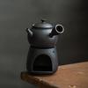 Japanese Style Coarse Pottery Tea-Boiling Stove Alcohol Stove Warm Tea Teapot Warmer Antique Tea Ceremony Kung Fu Tea Set