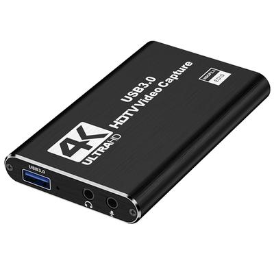 4K HDMI Capture Card für Live-Streaming, USB 3.0-Datenkamera für PS4-Gaming-Box, Aufnahme auf dem PC