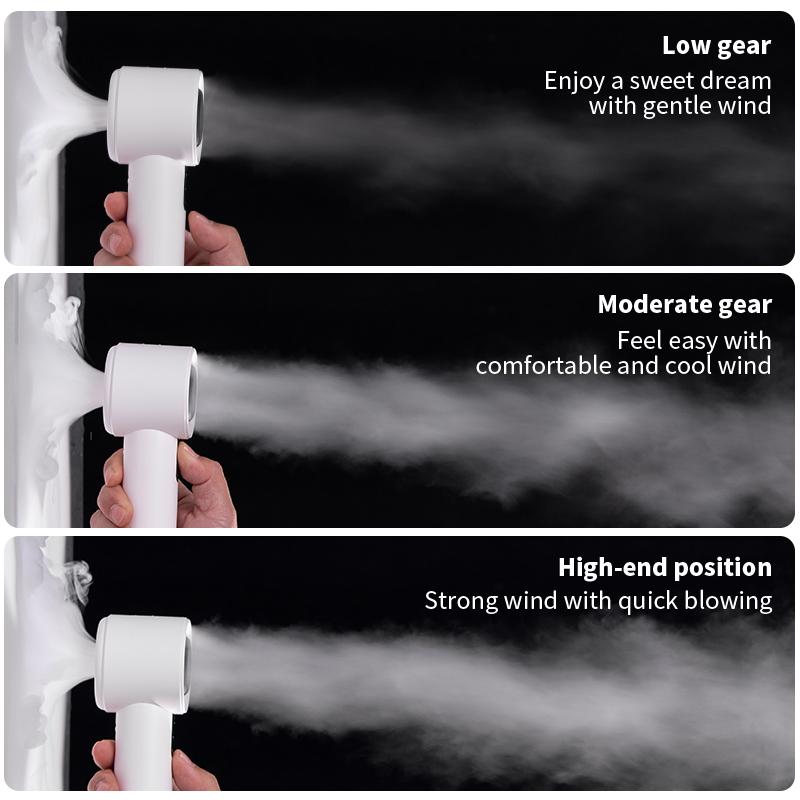 2024 Mais Novo Ventilador de Mão Portátil para Exterior Potente 100-alta velocidade Visor LED Ventilador de Mão Recarregável Bateria 3000mAh Ventilador Pessoal