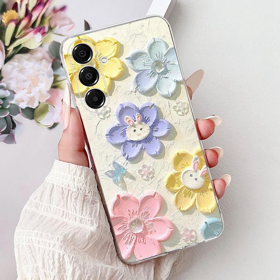 For Samsung Galaxy A17 5G Case SM-A176B New Cat Butterfly Painted Cover Soft Slim Phone Case For Samsung A17 A 17 5G Fundas Bags