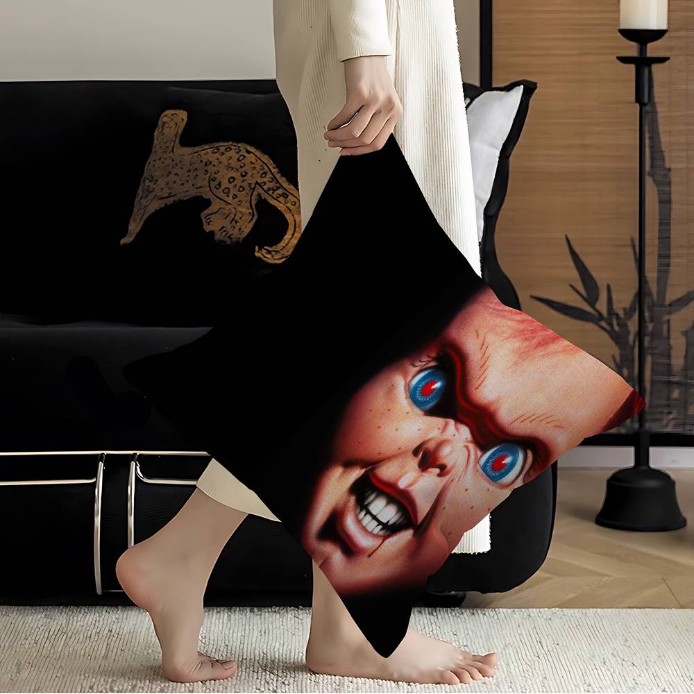 Фильмы ужасов Невеста Чаки Персонализированное изображение текст домашние декоративные подушки Домашние подарки 45x45см 12x12Inch