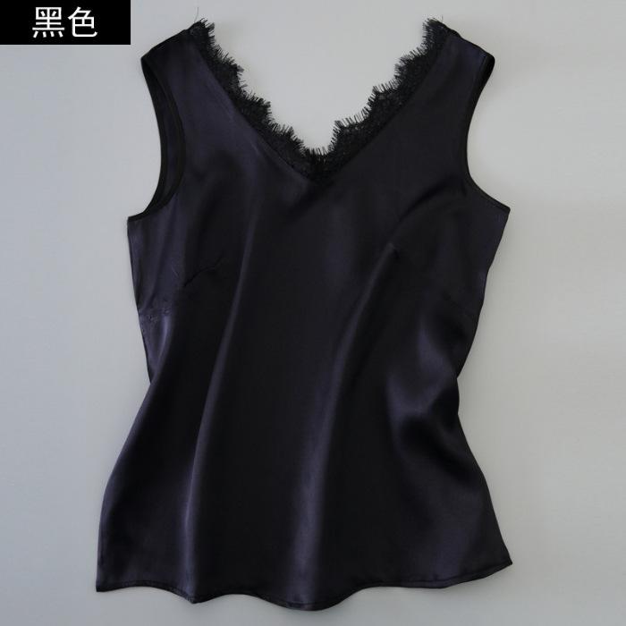 V-neck lace sling vest women's summer new versatile and thin foreign fashion versatile sleeveless bottoming top
