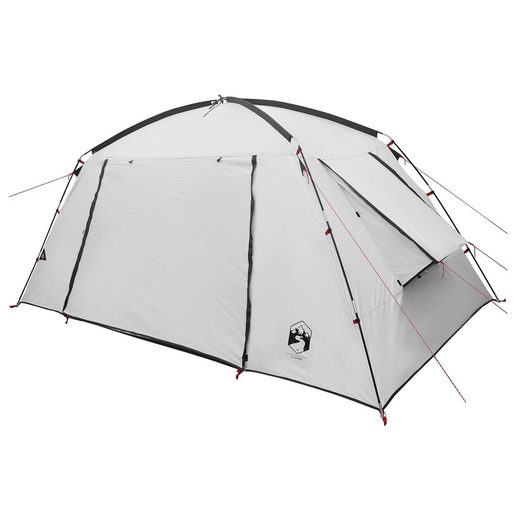 Cabin Tent with Roof White Blackout 400 x 210 x 180 cm Polyester