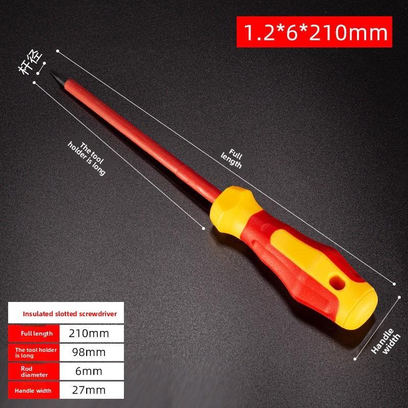Insulated Electrician Screwdriver Set, High Voltage Flathead and Phillips Tips for Electrical Panel Repair and Maintenance Tools