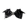 1PC Elegant Bows Hair Clip with Heart Crosses Design Soft Fabric Hairpin For Women Girls Daily Use