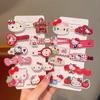 Adorable Kitty Hair Clip for Kids - Cartoon Bangs Hairpin for Girls, Babies & Festive Chinese New Year Ornaments