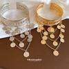 Round portrait pendant arm ring new high-end bracelet unique design temperament jewelry