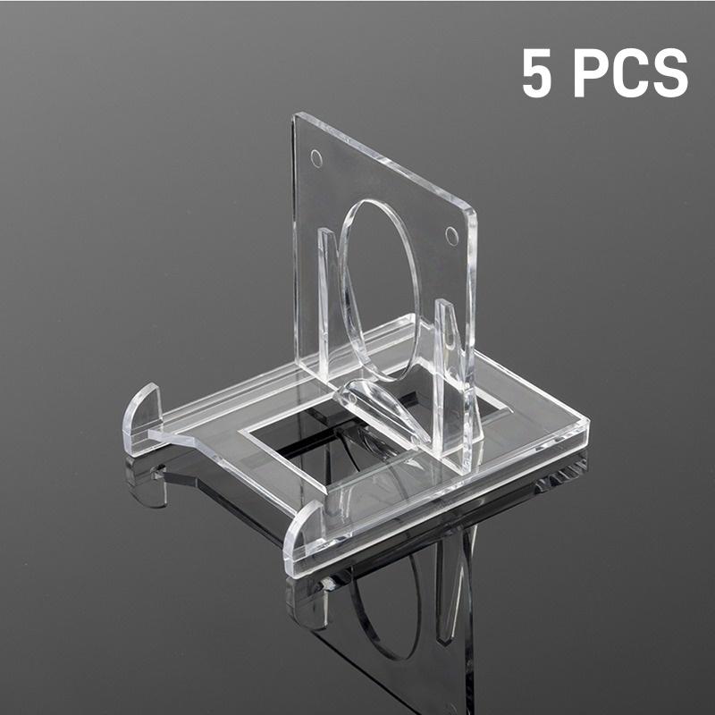 Acrylic Display Holder Transparent Triangle Commemorative Coin Small Photo fram Card Holder Rack Phone Stand Home Decor