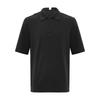 Mens Alzheimer Care T-Shirt Open Back Overlap Short Sleeve Lapel Zipper Neck Adaptive Top