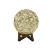 3D LED Rattan Moon Night Light  USB Charging Table Desk Moon Lamp