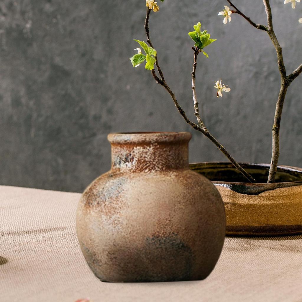 Portafiori in Ceramica per Arredamento Rustico, Ideale per Ufficio e Casa