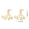 Sliver Moon Culminating Stars Earrings Gold Hanging Stars Ear Studs  Vacation