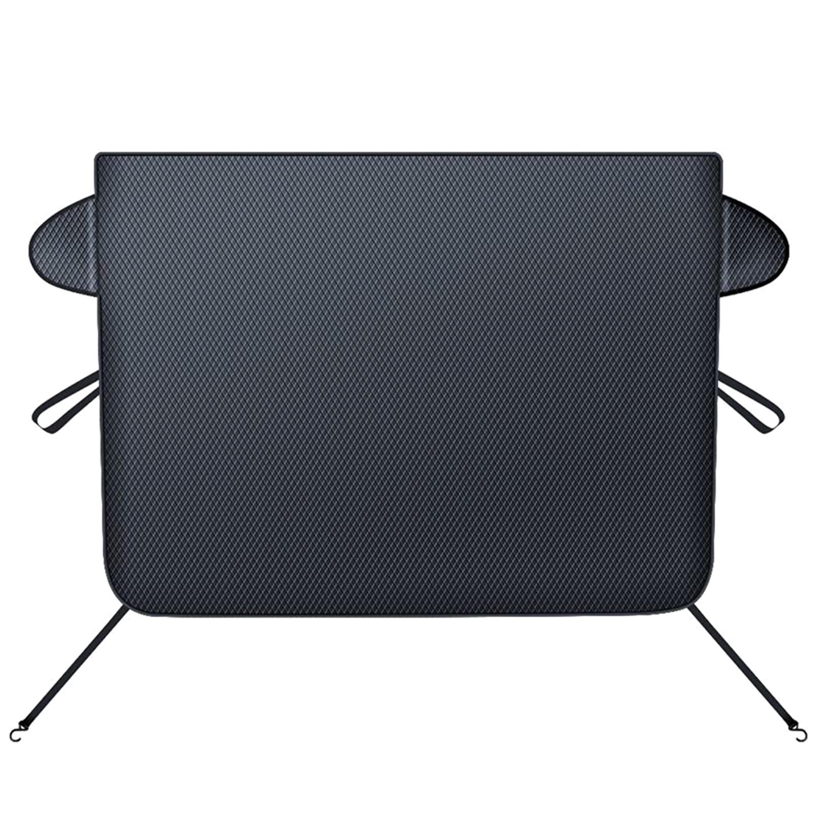 

Strong university Cloth Windshield Cover for Ice & Sun Defense Quick Assembly Design Standard Size 150x114cm for Winter 1