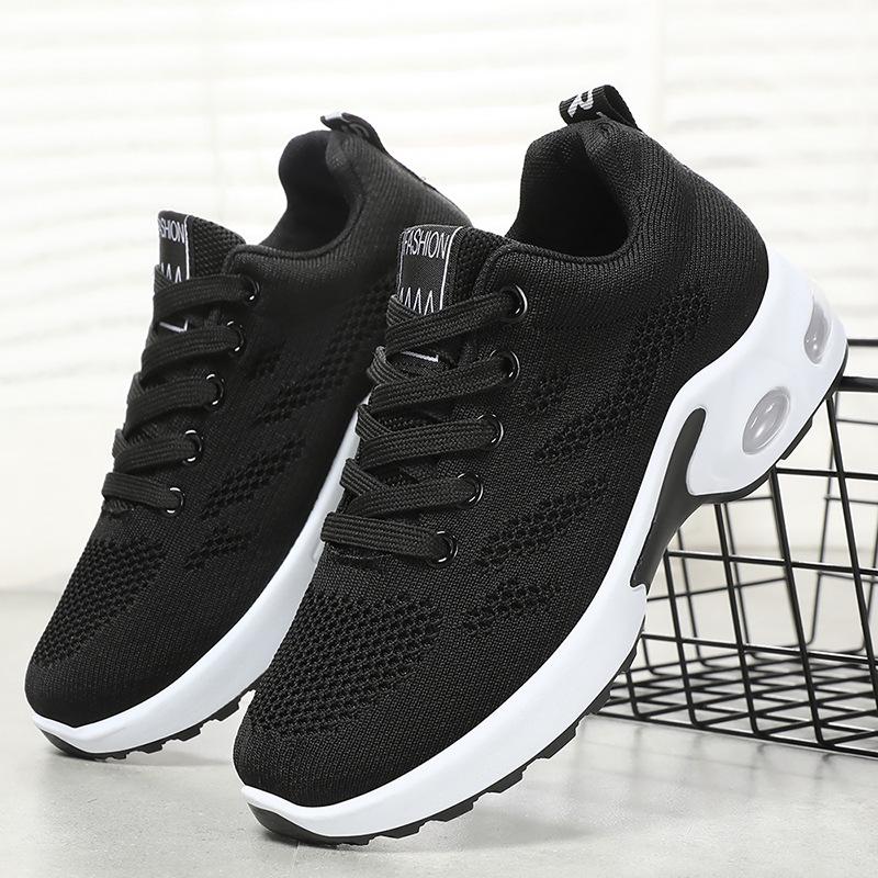 Women's Korean Style Casual Running Shoes – Breathable, Soft Sole, Air Cushion Design