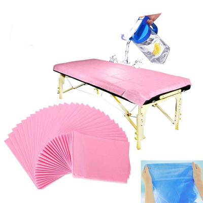10pcs 7.87x31.5inch Non Woven Disposable Bed Sheet Spa Massage Breathable Solid Bed Cover Travel Business Hotel Hospital Sheet