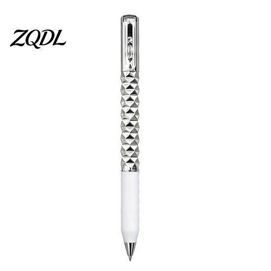 Novelty Fidget Pen for Desk Deformation Ballpoint Pen, 3D Geometric Ergonomic Smooth Professional Meeting Supplies Writing Diamond Decompression