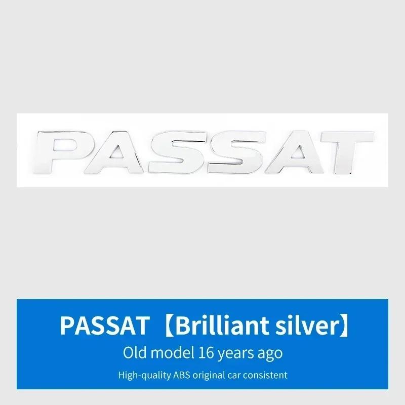 Bxfzp9 1Pcs ABS Car Logo Letter Sticker Rear Tail Door Trunk Sticker Rear Emblem Sticker FOR VW Passat 2016-2021 Accessories Styling