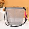 Large Capacity Drawstring Shower Storage Bag Portable Beach Swimming Toiletry Bath Cosmetic Makeup Bag