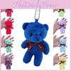 Teddy Plush Bear Toy Keychain Bag Pendant Stuffed Doll Home Decoration Gift Kids