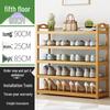 Economical Bamboo Shoe Rack for Home Entrance, Stylish Multi-layer Indoor Storage Cabinet