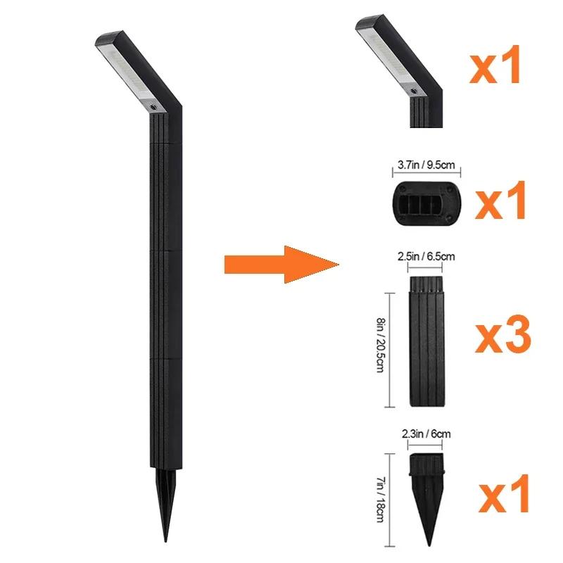 Solar Pathway Lights Outdoor Bright Solar Light IP65Waterproof Solar Powered Garden Lamp for Outside Walkway Patio Path Driveway