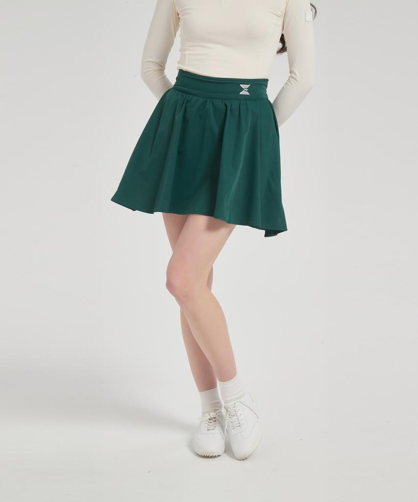 I Parka Pine Tree High-Waisted Flare Skirt