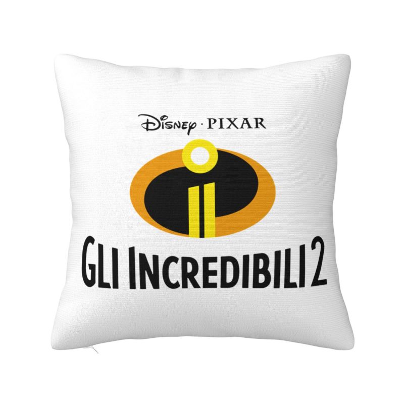 Nordic Style Animation The Incredibles Cushion Cover Polyester Superhero Comedy Throw Pillow Case for Car Square Pillowcase