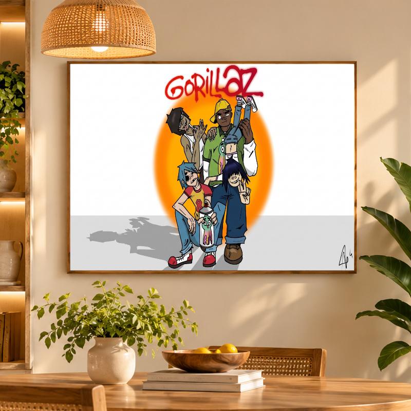 5D Diamond Painting Gorillaz DIY Full Drill Diamond Art Kit Home Decoration