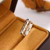 New Retro Popular Personality Chain Shaped 925 Sterling Silver Jewelry Not Allergic Geometric Twist Exquisite Women Rings R196