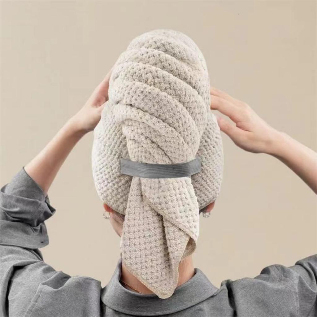 Dry Hair Cap, Super Absorbent, Quick Drying, Enlarged, Elongated, Headband Towel, Long Hair Shower Cap, Women's, Large Hair Towel