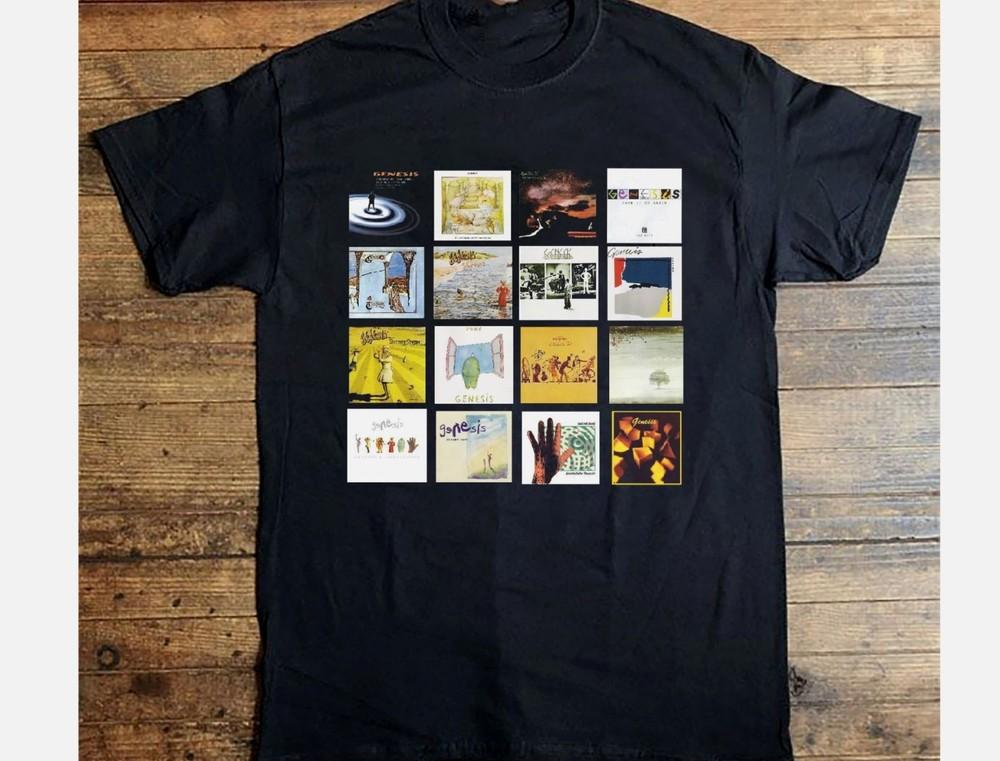 NEW Genesis Band Collection Album 1999 Black All Size Shirt
