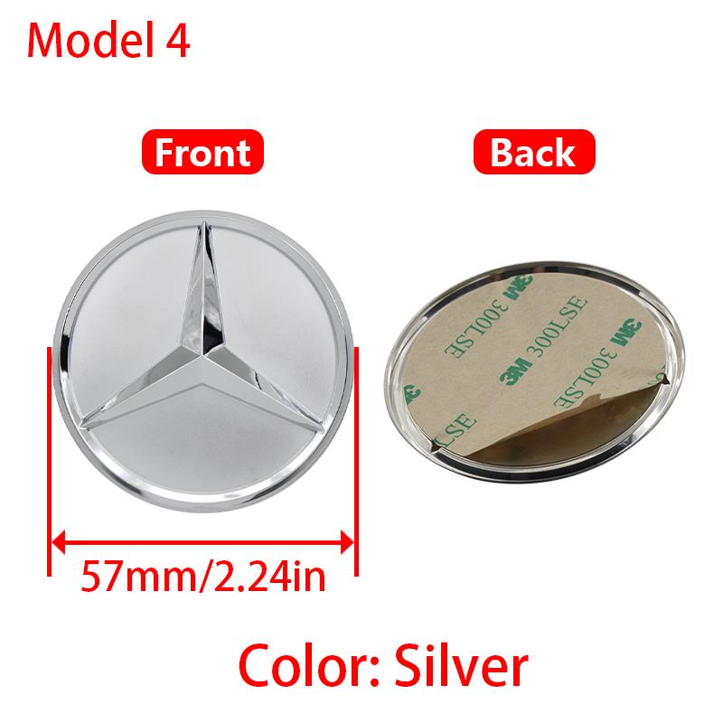 OFK3 Car Styling Logo Steering Wheel Center Badge Logo Sticker For Mercedes Benz AMG W204 GLC CLA W205 W203 W206 W253 Car Ornaments