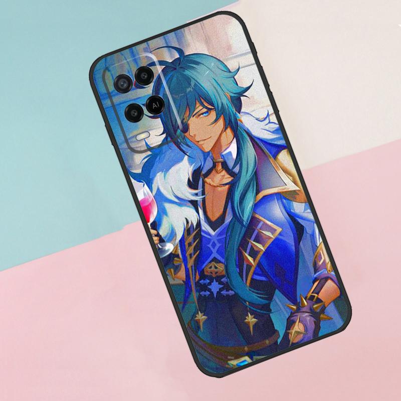Genshin Impact Kaeya For Oppo A16 A76 A96 A15 A80 A60 A40 A94 A54 A98 A78 A18 A38 A58 A17 A77 A74 A57S Phone Case OPPO A54 5G
