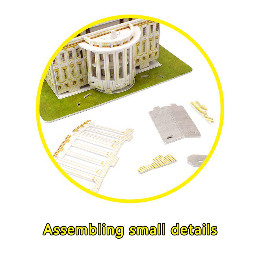 Mini arquitectura del mundo 3D rompecabezas de rompecabezas DIY juguete edificio rompecabezas Mini arquitectura del mundo 3D rompecabezas de rompecabezas DIY juguete edificio rompecabezas