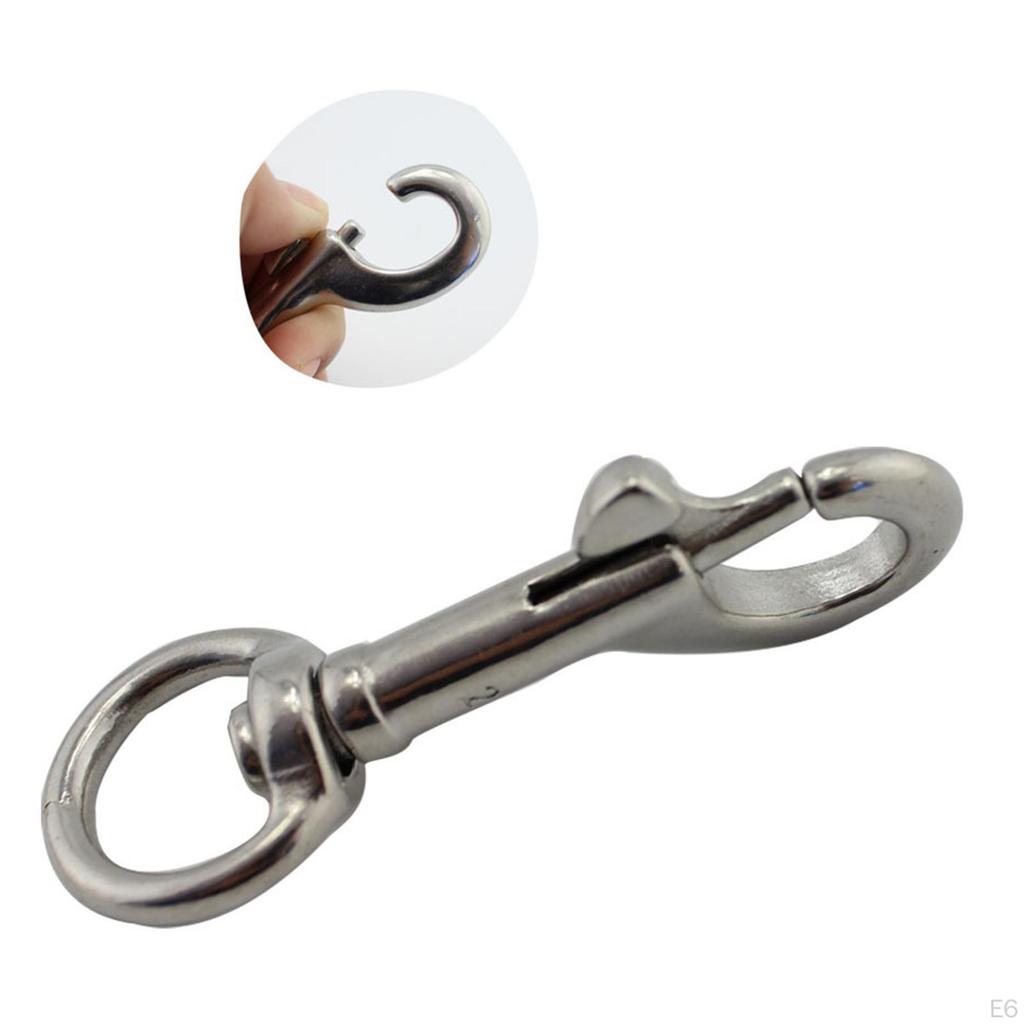 Degree Rotating Snap Hook Scuba Diving Sturdy, Metal Clips Swivel Eye Bolt