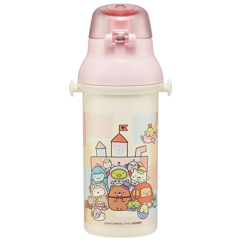 Skater Water Bottle, 480ml, Sumikko Gurashi Movie 3, for Kids, Child-Friendly, Lightweight, Made In Japan, PSB5SANAG-A