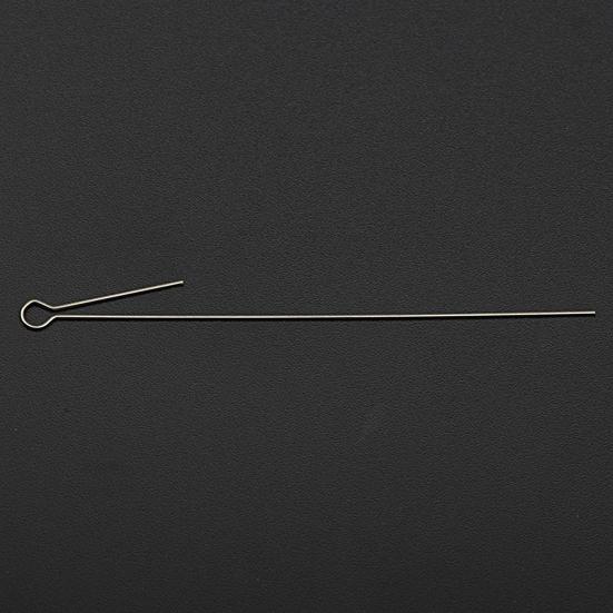 50Pcs Rotating Sequin Steel Wire DIY Modification Sturdy Anti-rust Wear-resistant Accessories Stainless Steel Spinnerbait Fly Hook Wire Long Needle