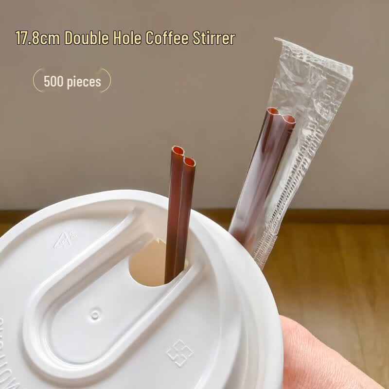 ZISIZ 23cm Disposable Wooden Coffee Stirrers